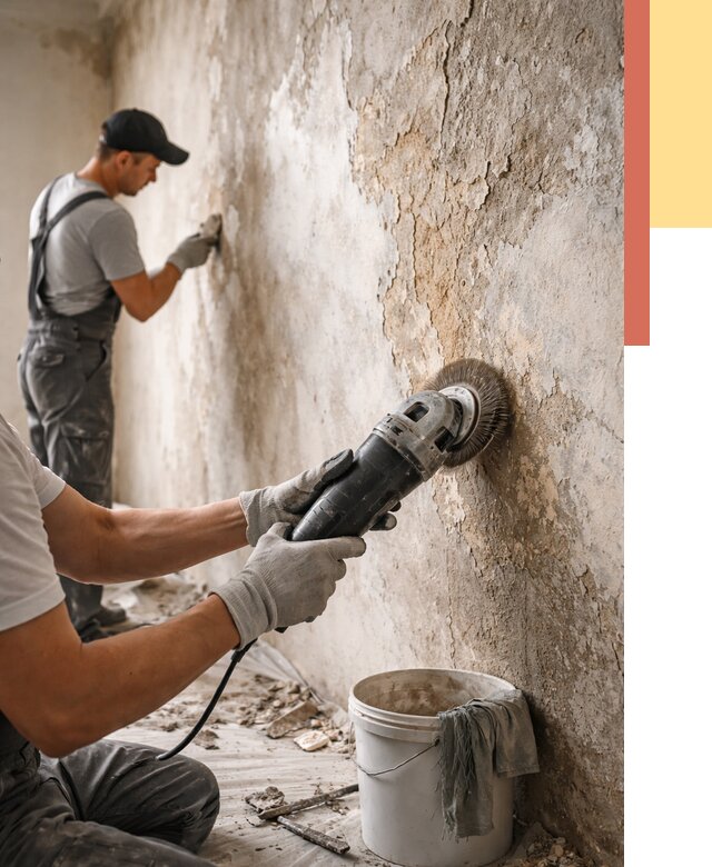 Снятие и удаление краски со стен в Новокузнецке от 2158 руб. — ОТДЕЛОЧНИК-Нвк