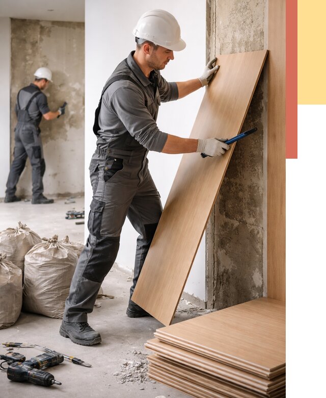 Демонтаж стеновых панелей в Новокузнецке от 3596 руб. за м² быстро и недорого | ОТДЕЛОЧНИК-Нвк