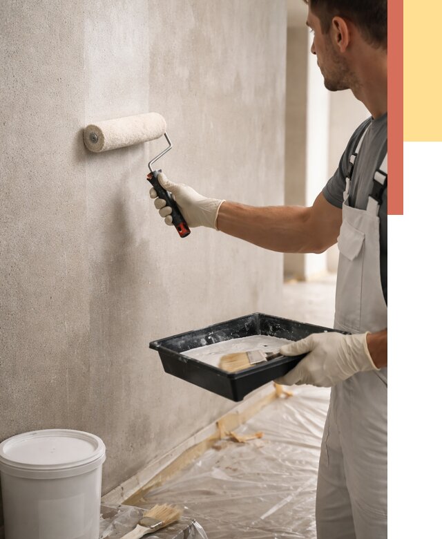 Грунтовка стен в Новокузнецке от 2260 руб. м2 — быстро, недорого, с материалом | ОТДЕЛОЧНИК-Нвк