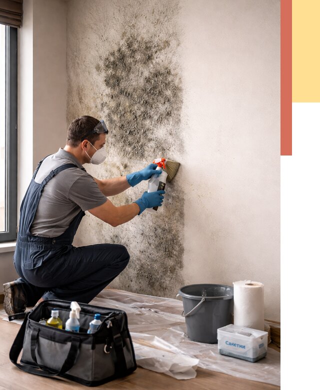 Удаление плесени со стен в Новокузнецке от 2209 руб. — быстро и недорого | ОТДЕЛОЧНИК-Нвк