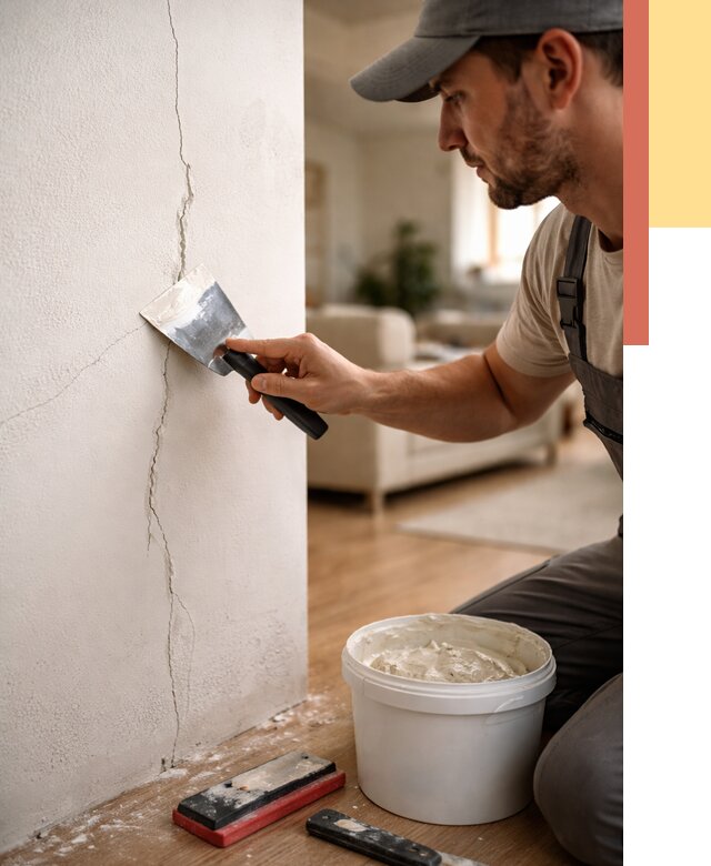 Заделка трещин и сколов в Новокузнецке от 2517 руб. — быстро и недорого | ОТДЕЛОЧНИК-Нвк