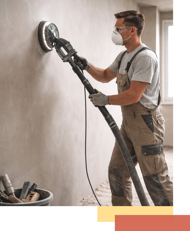 Профессиональная шлифовка стен в Новокузнецке быстро и качественно