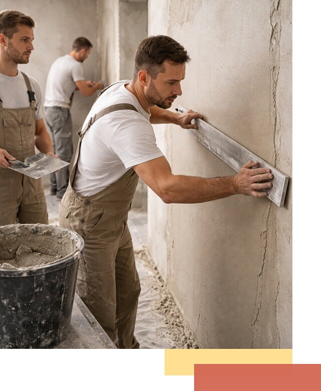 Штукатурка стен без маяков в Новокузнецке быстро и качественно