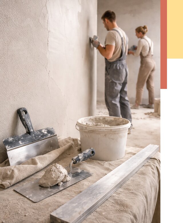 Штукатурка стен гипсовая в Новокузнецке от 4623 руб/м2 — быстро и недорого | ОТДЕЛОЧНИК-Нвк