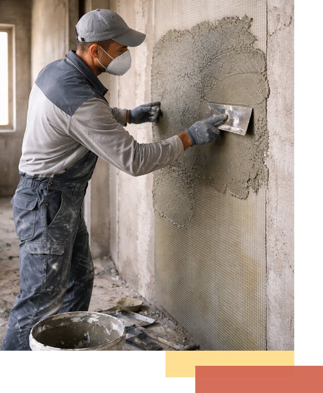 Штукатурка стен по сетке в Новокузнецке под ключ качественно и быстро