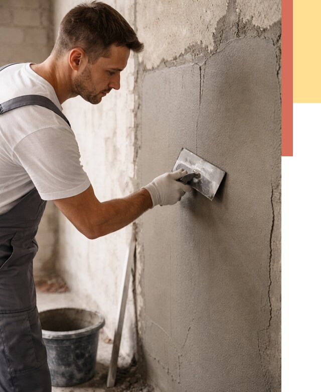 Штукатурка стен под плитку в Новокузнецке от 4315 руб./м2 — выравнивание под плитку | ОТДЕЛОЧНИК-Нвк