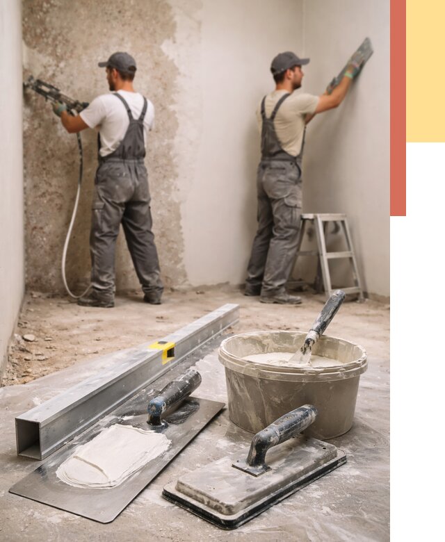 Штукатурка стен под обои в Новокузнецке от 4623 руб./м2 — выравнивание под обои | ОТДЕЛОЧНИК-Нвк