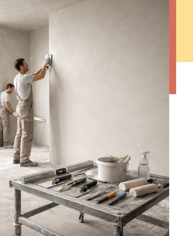 Штукатурка стен под покраску в Новокузнецке от 4623 руб./м² — качественно и недорого | ОТДЕЛОЧНИК-Нвк