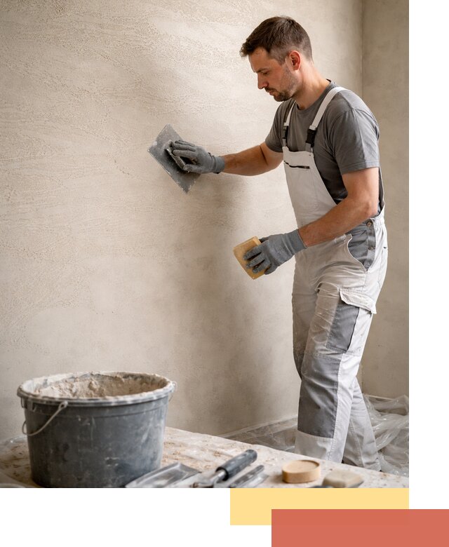 Декоративная штукатурка травертин в Новокузнецке для стен и потолков