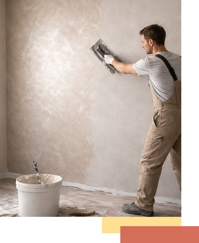 Декоративная штукатурка «Мокрый шелк» под ключ в Новокузнецке