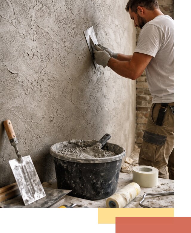 Декоративная штукатурка лофт в Новокузнецке — отделка стен и потолков