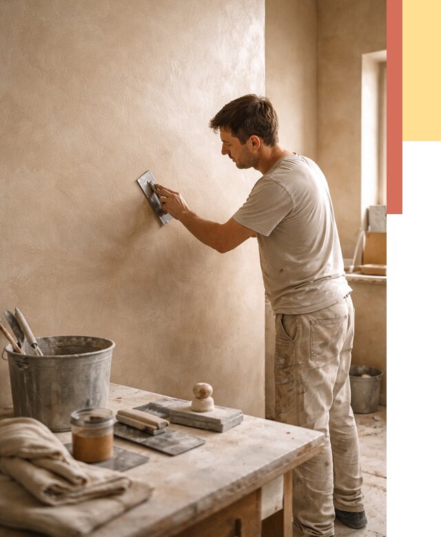 Марокканская штукатурка таделакт в Новокузнецке под ключ от 4315 руб. | ОТДЕЛОЧНИК-Нвк