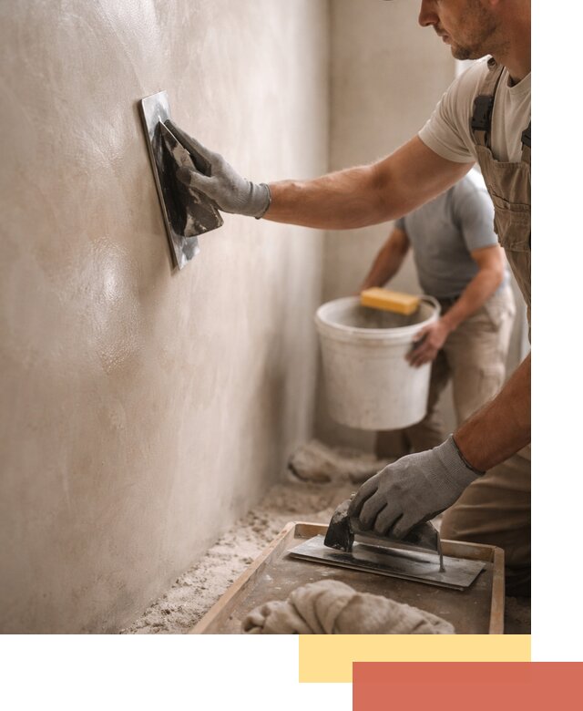 Нанесение марокканской штукатурки таделакт в Новокузнецке