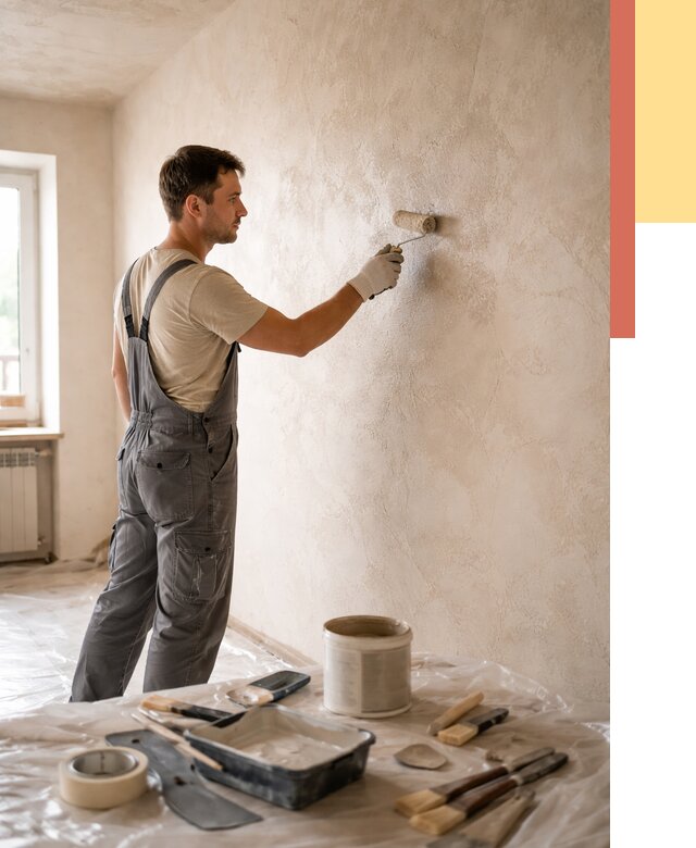 Нанесение лессирующей краски по декоративке в Новокузнецке от 1798 руб. | ОТДЕЛОЧНИК-Нвк