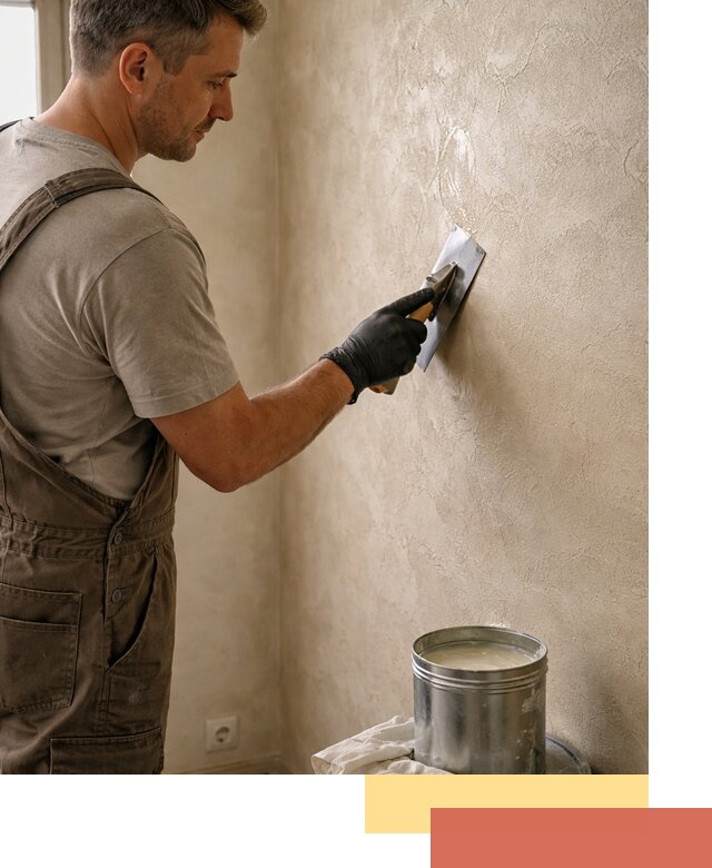 Нанесение воска на штукатурку в Новокузнецке для защиты и блеска