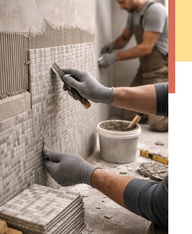 Облицовка стен мозаикой в Новокузнецке от 3288 руб/м2 — укладка мозаики на стены | ОТДЕЛОЧНИК-Нвк