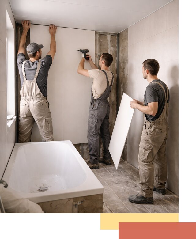 Отделка ванной панели ПВХ профессионально в Новокузнецке