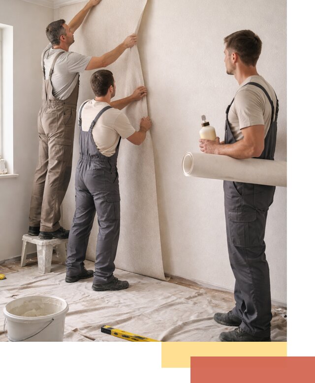 Оклейка стен обоями в Новокузнецке — качественно и профессионально