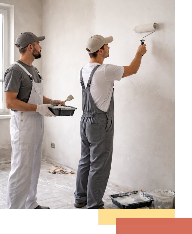 Покраска стен водоэмульсионной краской в Новокузнецке