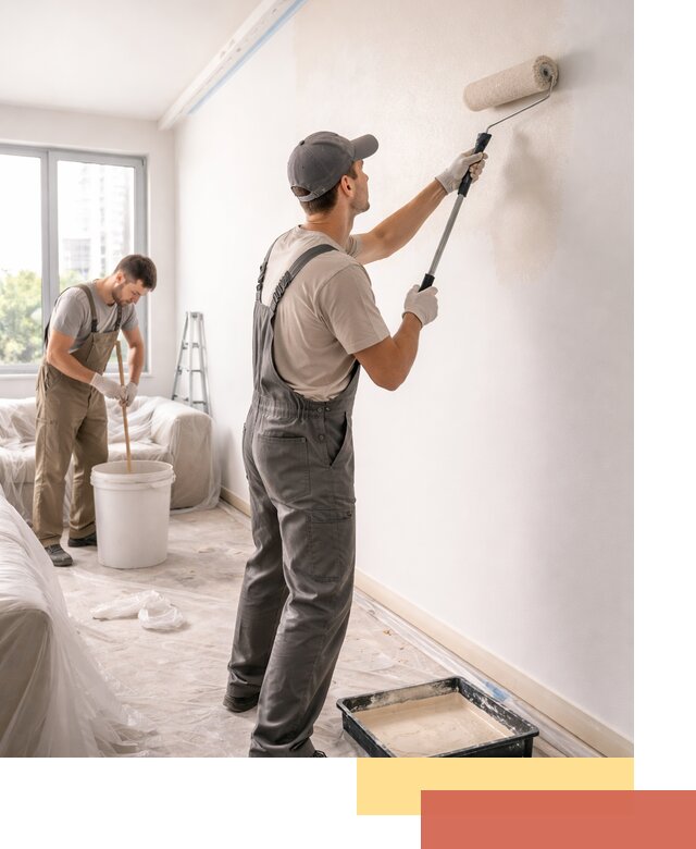 Покраска стен в офисе в Новокузнецке — быстрый и качественный ремонт