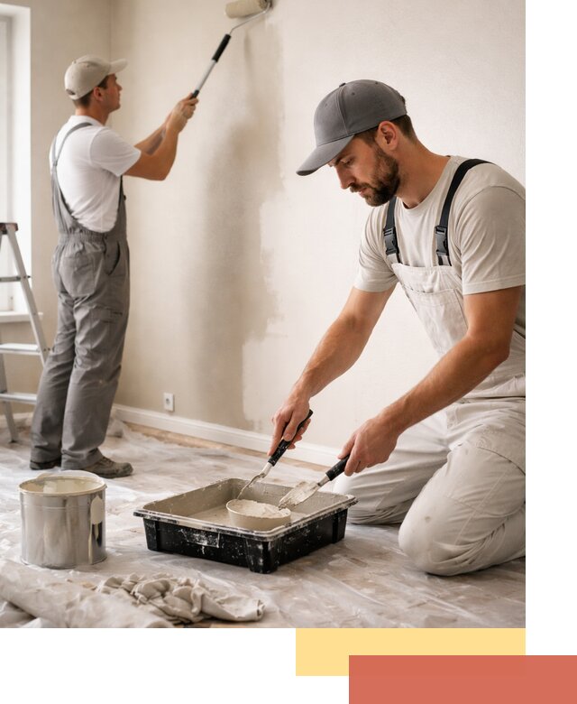 Покраска стен в квартире в Новокузнецке — профессионально и аккуратно