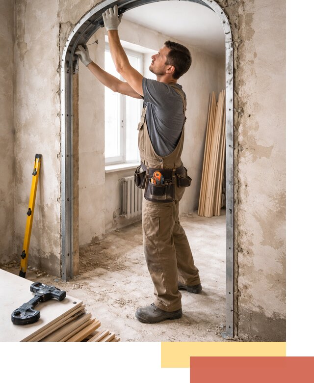 Устройство арочного проема в Новокузнецке под ключ