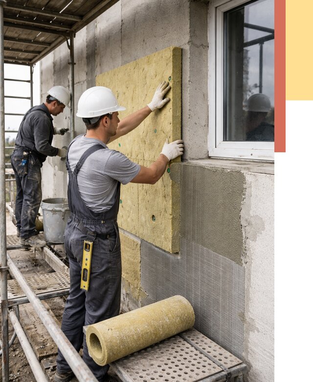 Утепление стен в Новокузнецке от 4418 руб. под ключ — быстро и недорого | ОТДЕЛОЧНИК-Нвк