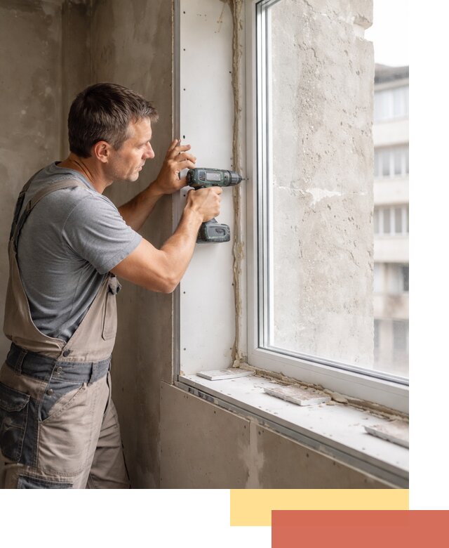 Монтаж гипсокартонных откосов в Новокузнецке под ключ