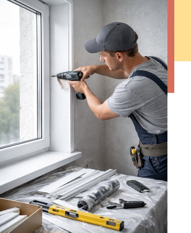 Установка пластиковых откосов в Новокузнецке от 2312 руб. | ОТДЕЛОЧНИК-Нвк монтаж, быстро и недорого