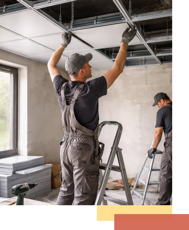 Монтаж кассетного потолка в Новокузнецке качественно и быстро