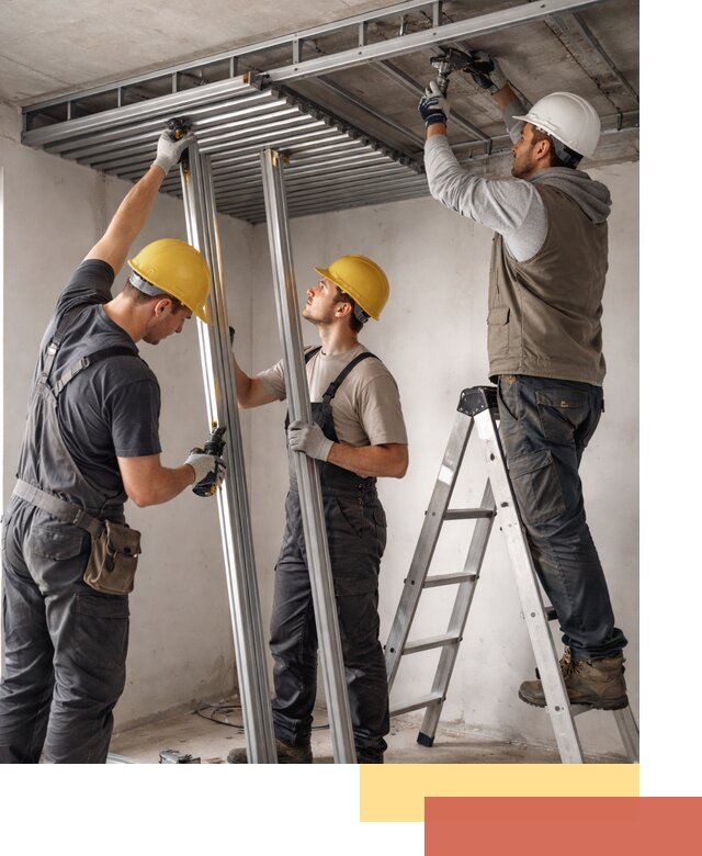 Монтаж реечного потолка под ключ в Новокузнецке