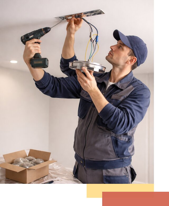 Установка люстры в натяжной потолок в Новокузнецке