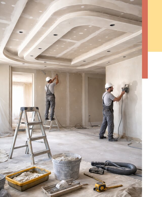 Многоуровневый потолок из гипсокартона в Новокузнецке от 771 руб. под ключ | ОТДЕЛОЧНИК-Нвк