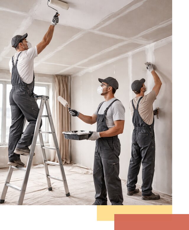 Покраска потолка из гипсокартона в Новокузнецке качественно и недорого