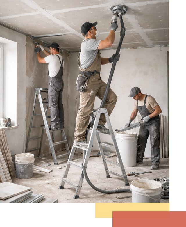 Ремонт потолка из гипсокартона в Новокузнецке: быстрый и качественный монтаж