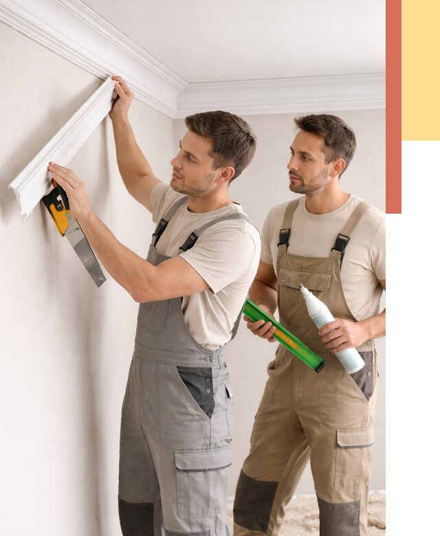 Монтаж потолочного плинтуса в Новокузнецке от 2363 руб. — быстро и недорого | ОТДЕЛОЧНИК-Нвк