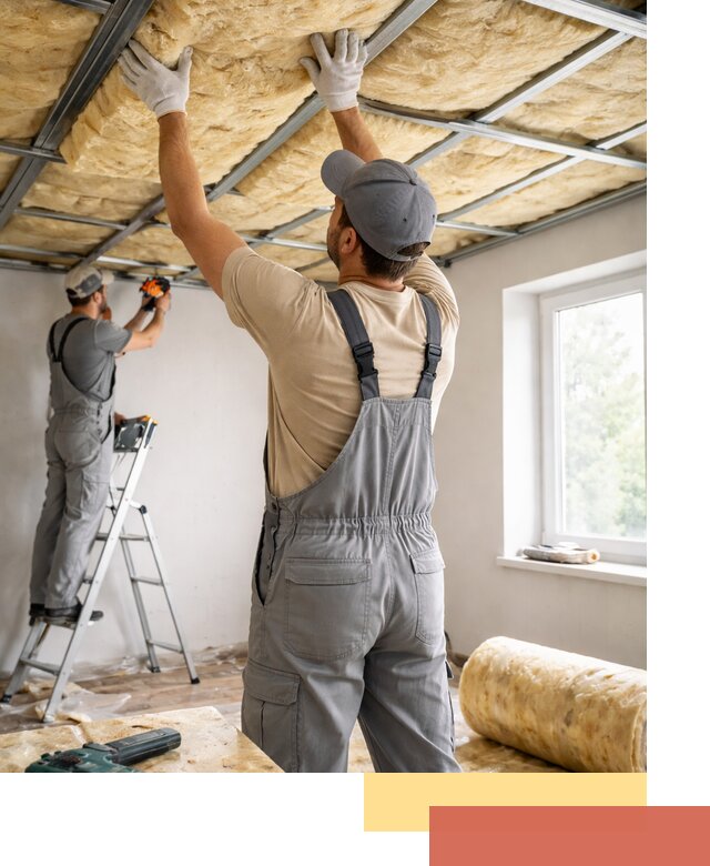 Утепление потолка под ключ в Новокузнецке качественно и быстро